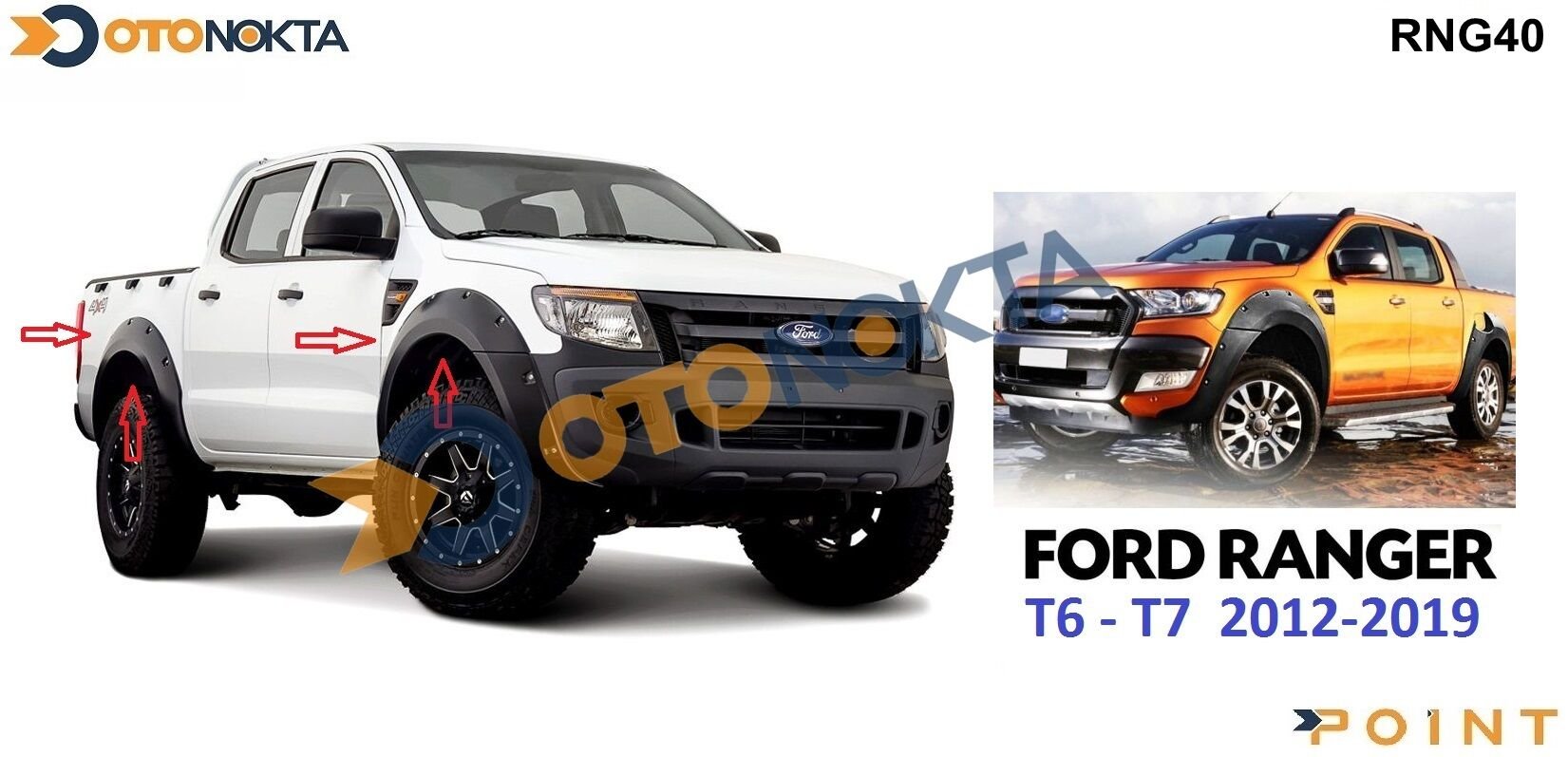 FORD RANGER 2012> CAMURLUK USTU VIDALI DODIC POINT