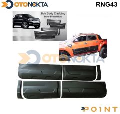 FORD RANGER T7 2016> YAN KAPI KORUMA SIYAH VIDALI