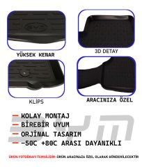 BYM3D-KIA CEED 19+ 3D HAVUZLU PASPAS SİYAH |  | 3D PASPASLAR