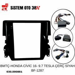 BMTÇ-HONDA CİVİC 16- 9.7 TESLA ÇERÇ SİYAH BF-1287 |  | MULTİMEDYALAR
