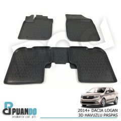 2014+ DACIA LOGAN 3D HAVUZLU PASPAS