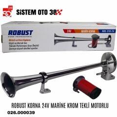 ROBUST KORNA 24V MARİNE KROM TEKLİ MOTORLU |  | KORNALAR