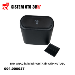 TRM ARAÇ İÇİ MİNİ PORTATİF ÇÖP KUTUSU |  | ARAÇ İÇİ AKSESUARLAR