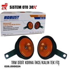 TRM DİDİT KORNA İNCE/KALIN TEK FİŞ |  | KORNALAR