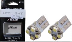 LED AMPÜL 12V DİPSİZ T10 4 LED MAVİ | KGN