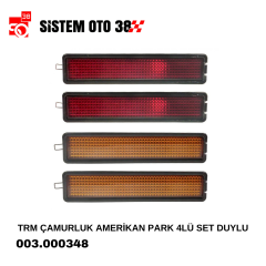 TRM ÇAMURLUK AMERİKAN PARK 4LÜ SET DUYLU |  | ARAÇ DIŞI AKSESUARLAR