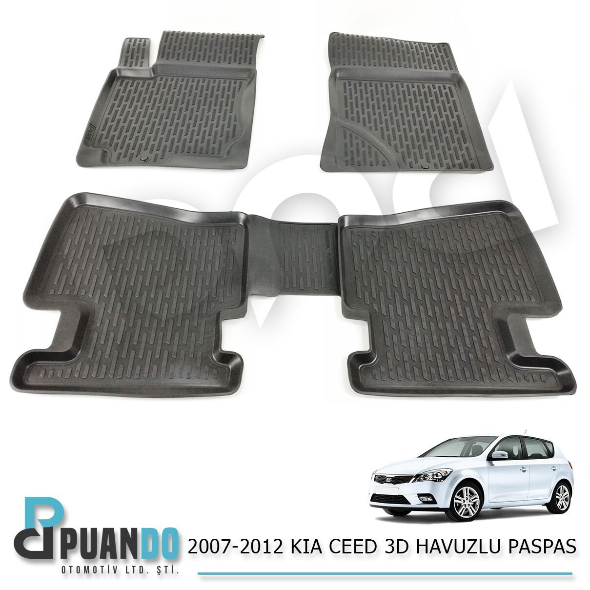 2007-2012 KIA CEED 3D HAVUZLU PASPAS