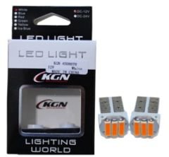 LED AMPUL 12V T10 3 COB LED TURUNCU | KGN