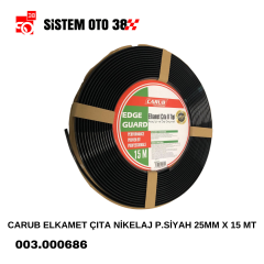 CARUB ELKAMET ÇITA NİKELAJ P.SİYAH 25MM X 15 MT |  | ARAÇ DIŞI AKSESUARLAR