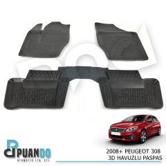 2008+ PEUGEOT 308 3D HAVUZLU PASPAS