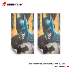 BYM KAPI DİREK STİCKERI BATMAN 2Lİ EKO |  | STİCKER ÇEŞİTLERİ
