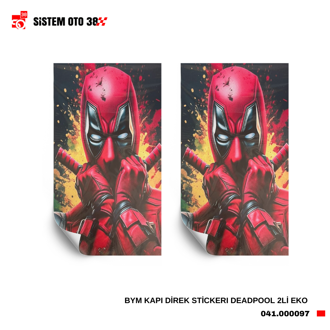 BYM KAPI DİREK STİCKERI DEADPOOL 2Lİ EKO |  | STİCKER ÇEŞİTLERİ