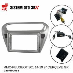 MMÇ-PEUGEOT 301 14-19 9'' ÇERÇEVE GRİ |  | MULTİMEDYALAR