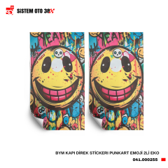 BYM KAPI DİREK STİCKERI PUNKART EMOJİ 2Lİ EKO |  | STİCKER ÇEŞİTLERİ