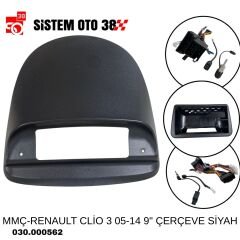 MMÇ-RENAULT CLİO 3 05-14 9'' ÇERÇEVE SİYAH |  | MULTİMEDYALAR