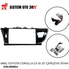 MMÇ-TOYOTA COROLLA 13-16 10'' ÇERÇEVE SİYAH |  | MULTİMEDYALAR
