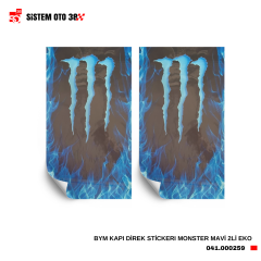 BYM KAPI DİREK STİCKERI MONSTER MAVİ 2Lİ EKO |  | STİCKER ÇEŞİTLERİ