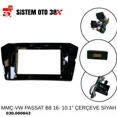 MMÇ-VW PASSAT B8 16- 10.1'' ÇERÇEVE SİYAH |  | MULTİMEDYALAR