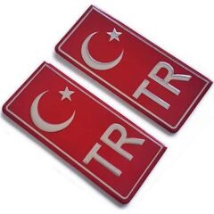 PLAKA ARMASI TR KIRMIZI (2Lİ) | AUTOMARS
