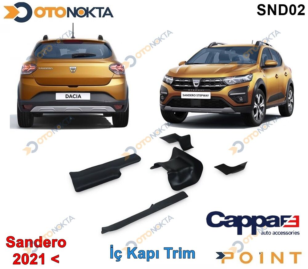 DACIA SANDERO STEPWAY 2021>IC KAPI IC TRIM CAPPA