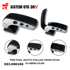 TRM İTHAL İSOTTO KOLÇAK KROM SİYAH HJ-48006-CH-BK |  | KOLÇAKLAR