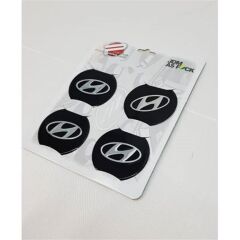 ALUMİNYUM ETİKET HYUNDAI 60MM | AUTOMARS