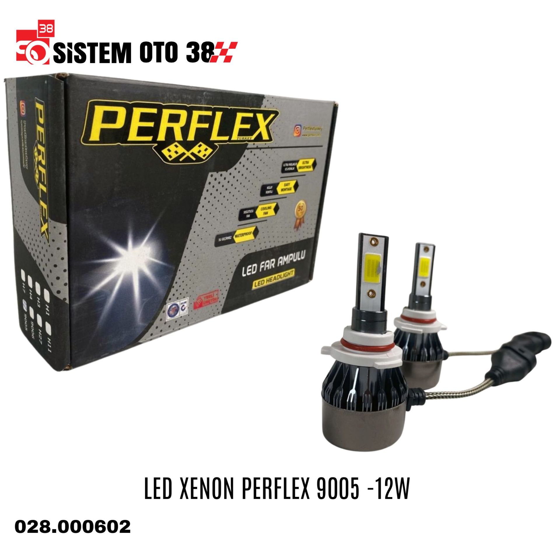 LED XENON PERFLEX 9005 -12W |  | LED XENON