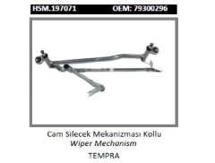 CAM SİLECEK MEKANİZMASI KOLLU > TEMPRA   79300296