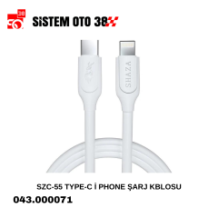 SZC-55 TYPE-C İ PHONE ŞARJ KBLOSU |  | ŞARJ ALETİ VE AUX KABLO