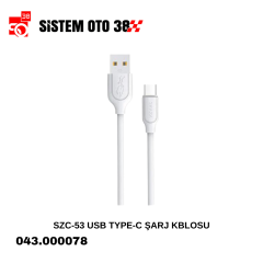 SZC-53 USB TYPE-C ŞARJ KBLOSU |  | ŞARJ ALETİ VE AUX KABLO