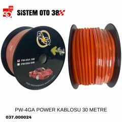 PW-4GA POWER KABLOSU 30 METRE |  | SES MONTAJ EKİPMANLARI