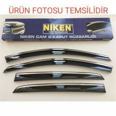 NİKEN HONDA CİVİC 12-16 KROMLU CAM RÜZGARLIĞI 4LÜ |  | KROMLU CAM RÜZGARLIKLARI