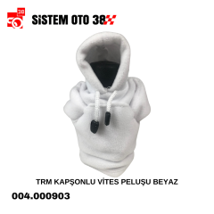 TRM KAPŞONLU VİTES PELUŞU BEYAZ |  | ARAÇ İÇİ AKSESUARLAR