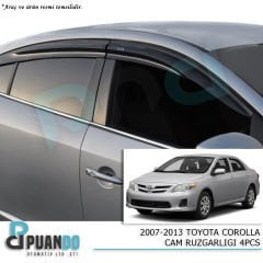 2007-2013 TOYOTA COROLLA CAM RUZGARLIGI 4PCS