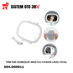 TRM540 GÜNEŞLİK MAKYAJ AYNASI LEDLİ OVAL |  | ARAÇ İÇİ AKSESUARLAR