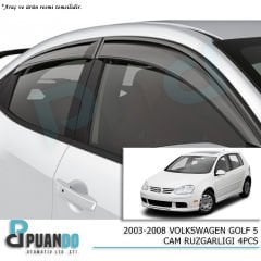 2003-2008 VOLKSWAGEN GOLF 5 CAM RUZGARLIGI 4PCS