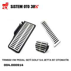 TRM650 VW PEDAL SETİ GOLF 5-6 JETTA B7 OTOMATİK |  | ARAÇ İÇİ AKSESUARLAR