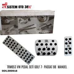 TRM653 VW PEDAL SETİ GOLF 7- PASSAT B8  MANUEL |  | ARAÇ İÇİ AKSESUARLAR