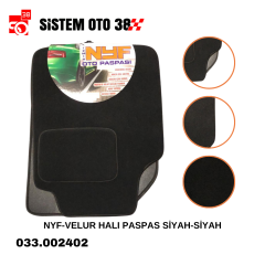 NYF-VELUR HALI PASPAS SİYAH-SİYAH |  | HALI PASPASLAR