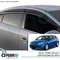2012+  FORD FOCUS 3 CAM RUZGARLIGI 6PCS