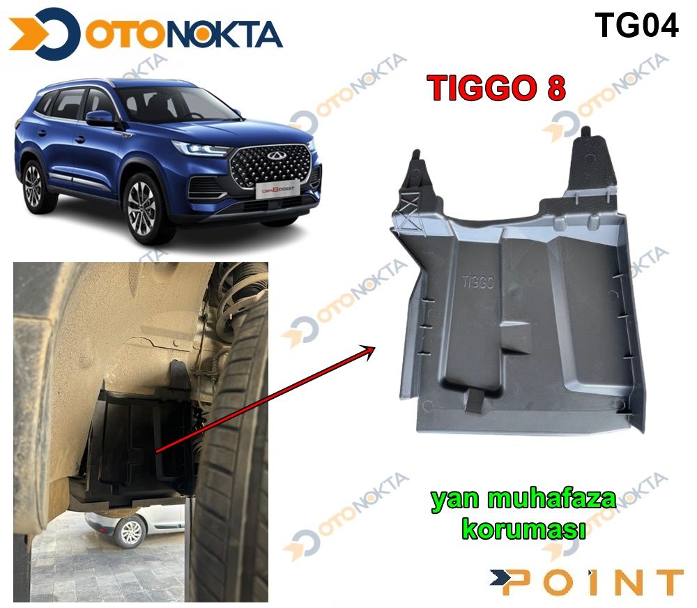TIGGO 8 PRO YAN MUHAFAZA KORUMASI