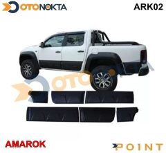 VW AMAROK 2010> YAN KAPI KORUMA 6 PRC SIYAH POINT