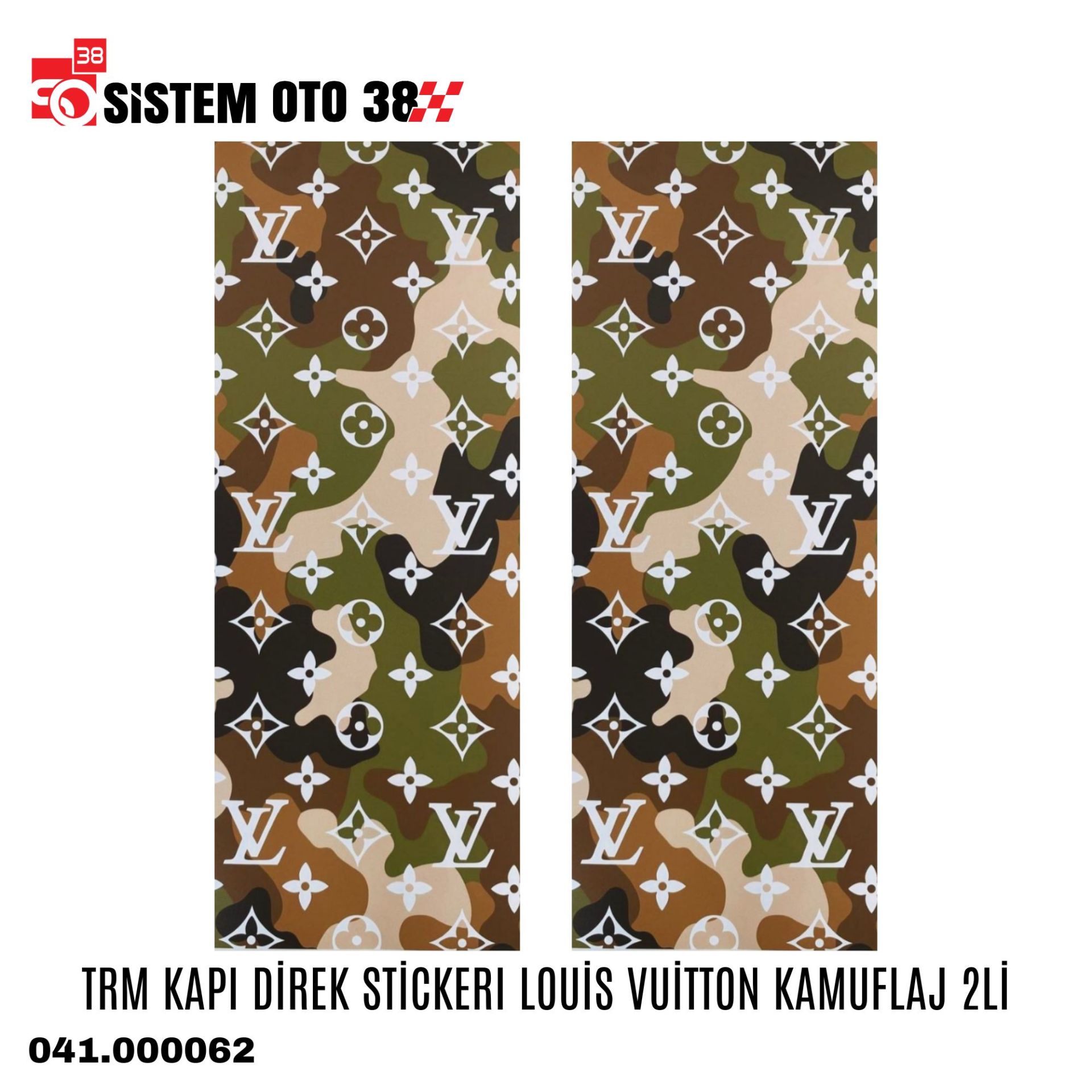TRM KAPI DİREK STİCKERI LOUİS VUİTTON KAMUFLAJ 2Lİ |  | STİCKER ÇEŞİTLERİ