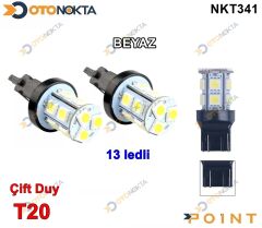 AMPUL T20 BEYAZ LED CIFT DUY SNT 13W