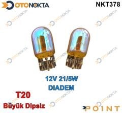 AMPUL DIADEM T20 21/5W COLORMATIK BUYUK DIPSIZ