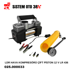 LDR HAVA KOMPRESÖRÜ ÇİFT PİSTON 12 V LR 436 |  | KOMPRESÖRLER