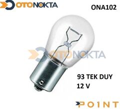 AMPUL 93 (12V21W) EKONOMIK 2447 S25 BA15S LIGHT