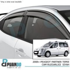 2008+ PEUGEOT PARTNER TEPEE CAM RUZGARLIGI SIYAH