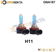 FAR AMPUL BEYAZ SUPER ISIK H11 SNT-OSC