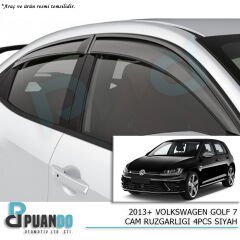 2013+ VOLKSWAGEN GOLF 7-8 CAM RUZGARLIGI 4PC SIYAH